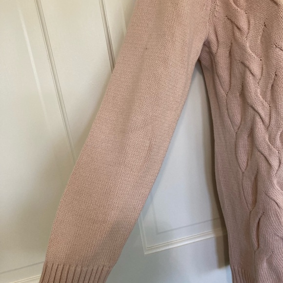 Calvin Klein Pink Oversized Cowl Neck Sweater - Picture 2 of 4